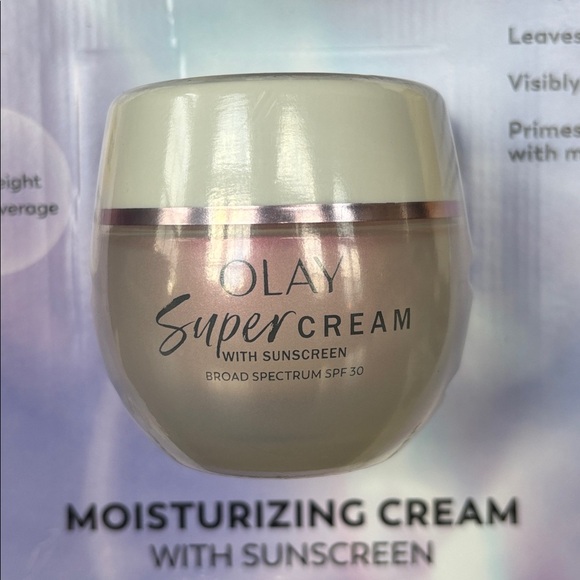 Brand New Olay Super Cream w/ Sunscreen SPF 30 1.7 oz. 2 pk. Moisturizer Hydrate - Picture 5 of 15